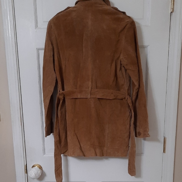 Relativity Brown Suede Military Jacket - Picture 10 of 14